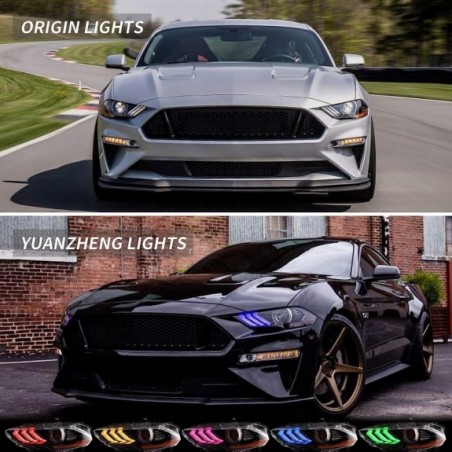 ford-mustang-2018-2023-lampa-lampy-przednie-rgb-led-vland-komplet