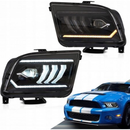 ford-mustang-2005-2009-lampa-lampy-przod-led-vland-komplet