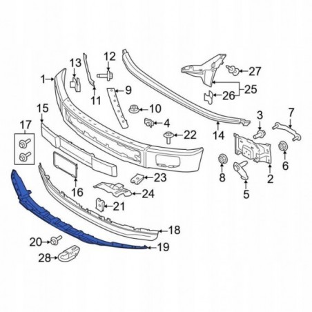 ford-f-150-2015-2017-listwa-spoiler-oslona-dolna-zderzaka