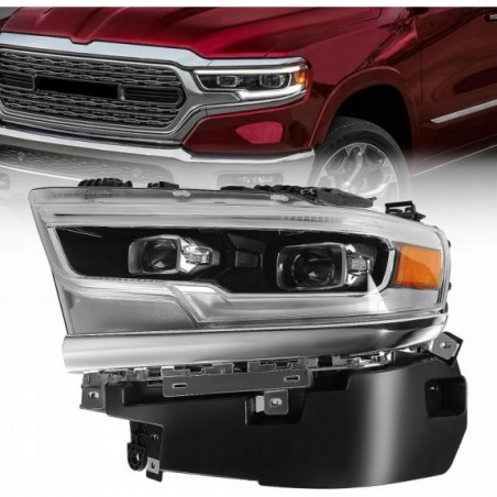 dodge-ram-1500-longhorn-2019-lampa-led-komplet-lewaprawa-z-chrom-listwy