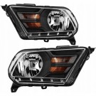 ford-mustang-2010-2012-lampa-lewa-przod-czarna