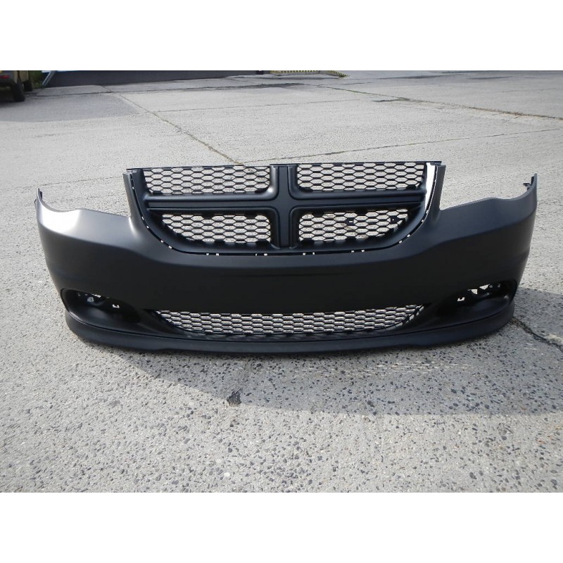 DODGE CARAVAN 2011- ZDERZAK ATRAPA CZARNA KOMPLET
