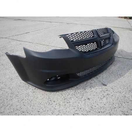 DODGE CARAVAN 2011- ZDERZAK ATRAPA CZARNA KOMPLET