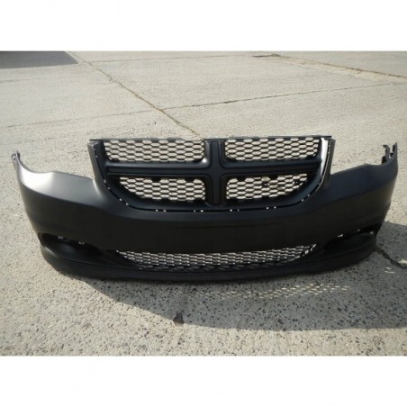 DODGE CARAVAN 2011- ZDERZAK ATRAPA CZARNA KOMPLET