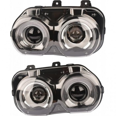 DODGE CHALLENGER 2015-2023 LAMPA XENON LED LEWY + PRAWY KOMPLETNE