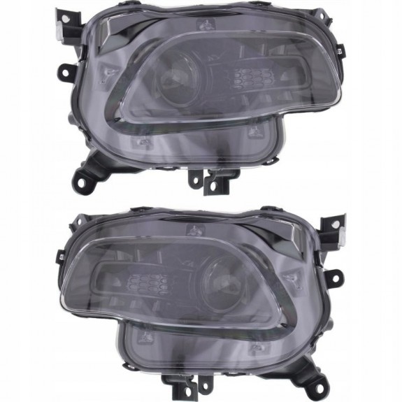JEEP CHEROKEE KL 2014-2018 LAMPA LEWA + PRAWA CZARNA EUROPA KOMPLET