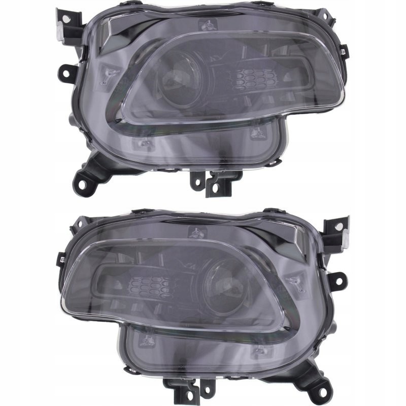 JEEP CHEROKEE KL 2014-2018 LAMPA LEWA + PRAWA CZARNA EUROPA KOMPLET
