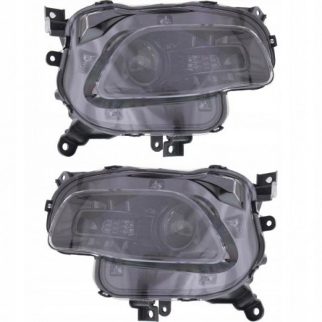 JEEP CHEROKEE KL 2014-2018 LAMPA LEWA + PRAWA CZARNA EUROPA KOMPLET