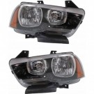 LAMPA PRZEDNIA PRAWA + LEWA TYC WERSJA USA DODGE CHARGER 2011-2014