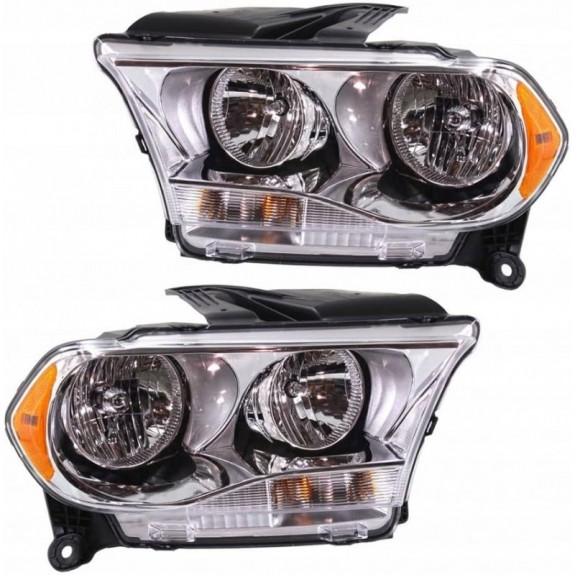 DODGE DURANGO 2011-2013 LAMPA REFLEKTOR JASNY LEWA + PRAWA USA KPL TYC