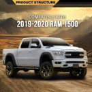 DODGE RAM V 2019-2024 NAKŁADKA NAKŁADKI BŁOTNIKA KOMPLET Z NITAMI STRUKTURA