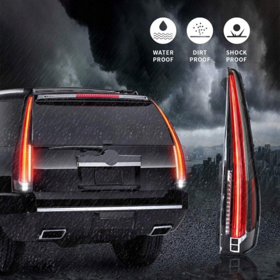 LAMPA LAMPY TYŁ VLAND CZYSTE CZERWONY MIGACZ CHEVROLET ESCALADE 2007-2014