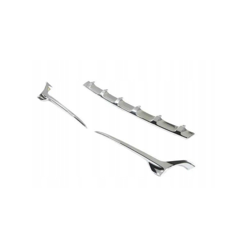 JEEP GRAND CHEROKEE WL 2021-2023 LISTWA LISTWY GRILLA ATRAPY CHROM KOMPLET