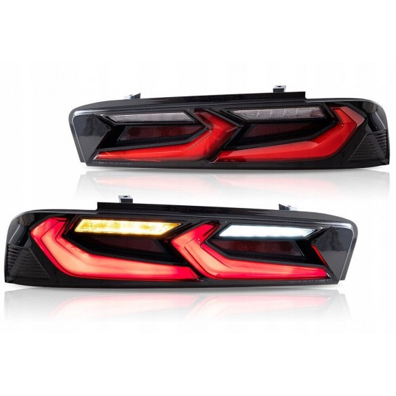 CHEVROLET CAMARO 2016-2018 LAMPA LAMPY TYŁ LED KOMPLET VLAND RED EUROPA