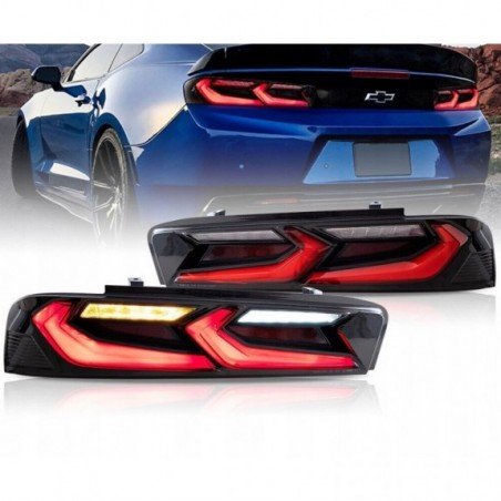 CHEVROLET CAMARO 2016-2018 LAMPA LAMPY TYŁ LED KOMPLET VLAND RED EUROPA