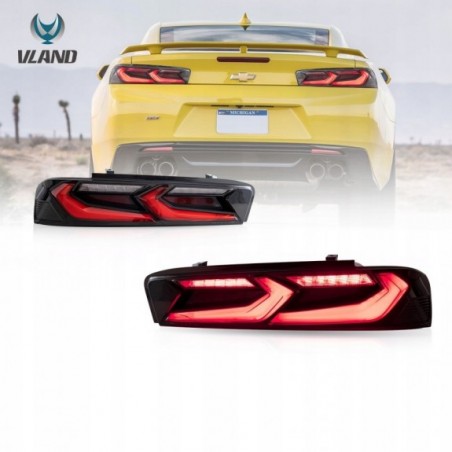 CHEVROLET CAMARO 2016-2018 LAMPA LAMPY TYŁ LED KOMPLET VLAND RED EUROPA