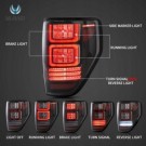 FORD F150 F-150 2009-2014 LAMPA LAMPY TYŁ L + R LED VLAND KOMPLET CZYSTE