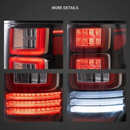 FORD F150 F-150 2009-2014 LAMPA LAMPY TYŁ L + R LED VLAND KOMPLET CZYSTE