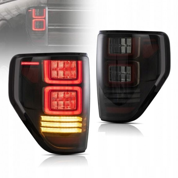 FORD F150 F-150 2009-2014 LAMPA LAMPY TYŁ LED VLAND LEWA + PRAWA DYMIONE