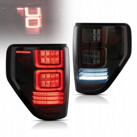 FORD F150 F-150 2009-2014 LAMPA LAMPY TYŁ LED VLAND LEWA + PRAWA DYMIONE