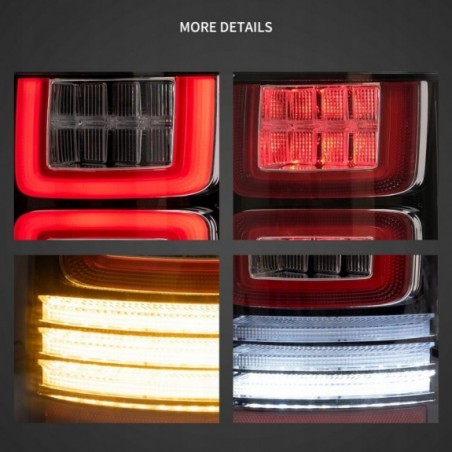 FORD F150 F-150 2015-2020 LAMPA LAMPY TYŁ LED VLAND L+R ŻÓŁTY KIERUNKOWSKAZ