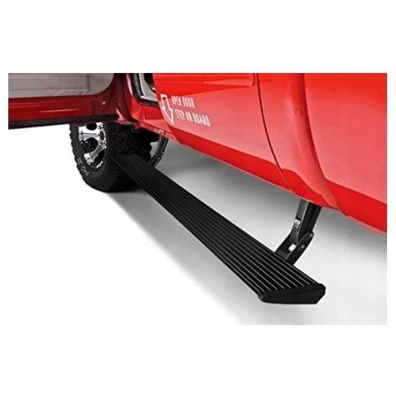 PRÓG PROGI STOPNIE ELEKTRYCZNIE WYSUWANE LED + LED LOGO RAM DODGE RAM 2011-