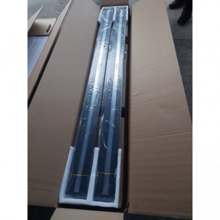 PRÓG PROGI STOPNIE ELEKTRYCZNIE WYSUWANE LED + LED LOGO RAM DODGE RAM 2011-