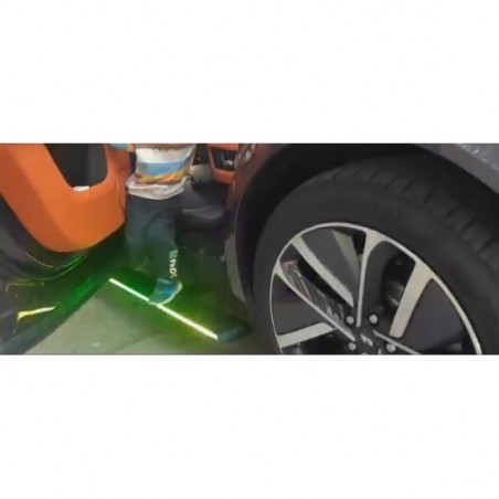 PRÓG PROGI STOPNIE ELEKTRYCZNIE WYSUWANE LED + LED LOGO RAM DODGE RAM 2011-