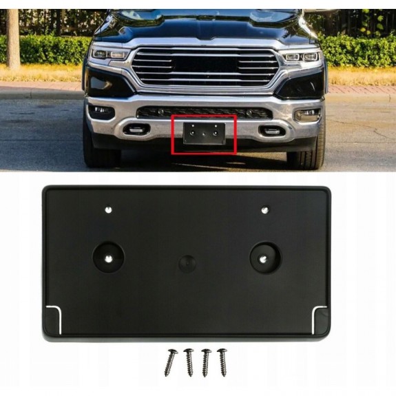 DODGE RAM 1500 2019-2024 PODSTAWA RAMKA TABLICY REJESTRACYJNEJ USA