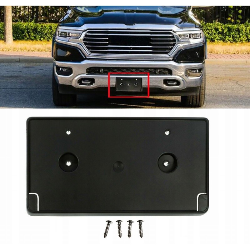 DODGE RAM 1500 2019-2024 PODSTAWA RAMKA TABLICY REJESTRACYJNEJ USA