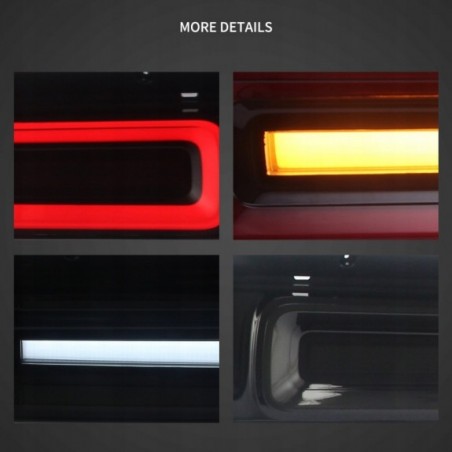DODGE CHALLENGER 2008-2014 LAMPA LAMPY TYŁ BLENDA DYMIONA EUROPA LED VLAND