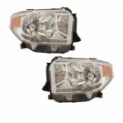 TOYOTA TUNDRA 2014-2017 LAMPA PRAWA + LEWA KOMPLET PRZÓD LED JASNA PLATINUM
