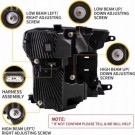 LAMPA LAMPY PRZEDNIE KOMPLET LED VLAND SOCZEWKI FORD F150 F-150 2018-2020