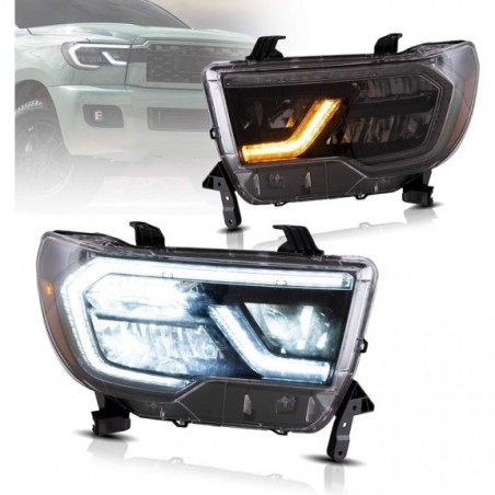 TOYOTA TUNDRA 2007-2013 LAMPA LAMPY KPL LED VLAND