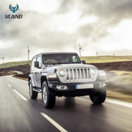 LAMPA LAMPY 9'' LED VLAND JEEP WRANGLER JL 2018-23