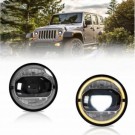 LAMPA LAMPY PRZEDNIE 7'' LED VLAND LEWA + PRAWA JEEP WRANGLER JK 2007-2017