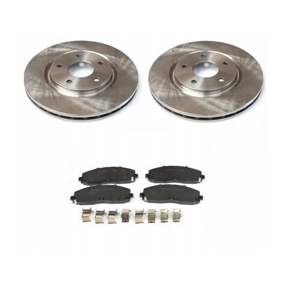 CHRYSLER TOWN COUNTRY 2012-2020 TARCZE PRZEDNIE 330mm+ KLOCKI PRZEDNIE