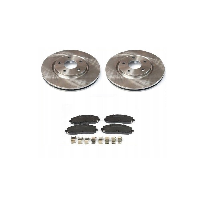 CHRYSLER TOWN COUNTRY 2012-2020 TARCZE PRZEDNIE 330mm+ KLOCKI PRZEDNIE