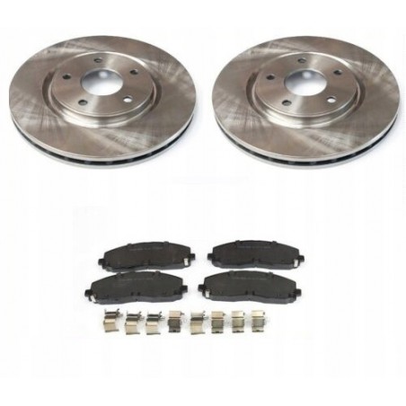 CHRYSLER TOWN COUNTRY 2012-2020 TARCZE PRZEDNIE 330mm+ KLOCKI PRZEDNIE