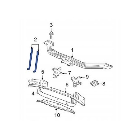 B WSPORNIK PRĘT PASA JEEP GRAND CHEROKEE WJ 99-04