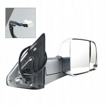 DODGE RAM 09-18 LUSTERKO PRAWE DUŻE KIERUNEK CHROM