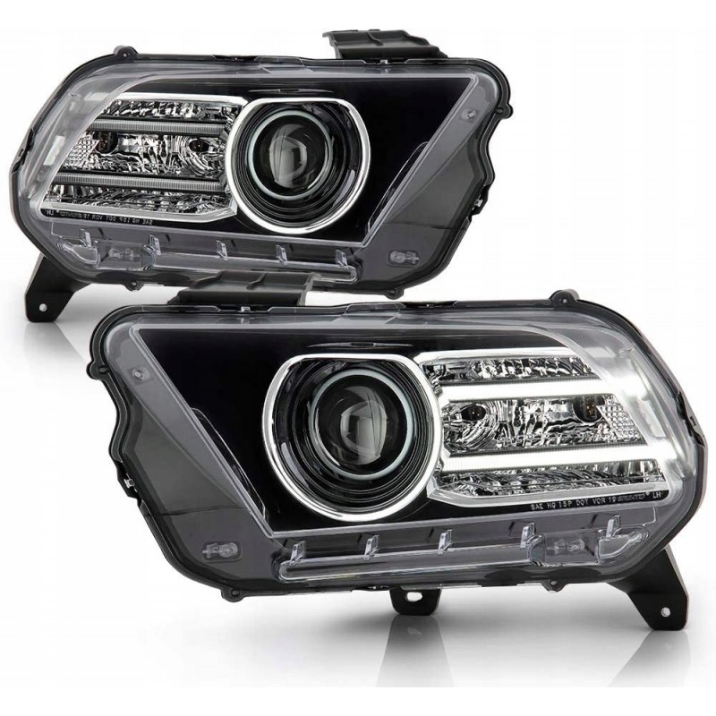 ford-mustang-2013-14-lampa-xenon-prawa-lewa-czarna-usa