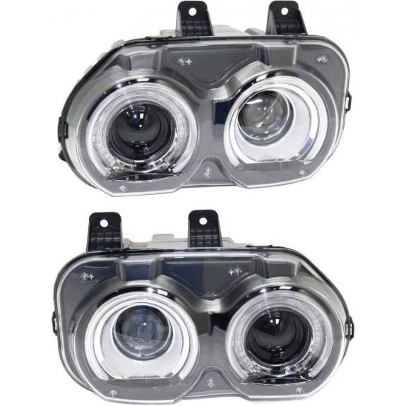 DODGE CHALLENGER 2015- LAMPA LEWA + PRAWA KPL LED