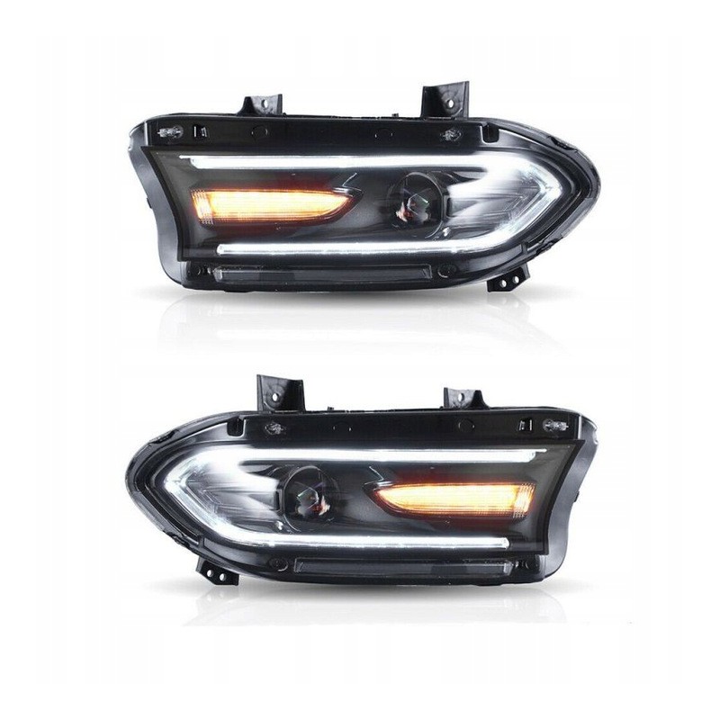 DODGE CHARGER 2015-2023 LAMPA XENON LEWA + PRAWA KOMPLETNA