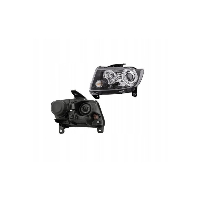 LAMPA LEWA PRZEDNIA EUROPA CZARNA JEEP GRAND CHEROKEE WK2 2011-2013
