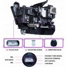 DODGE RAM 1500 LIMITED 2019- LAMPA FULL LED PRAWA CZARNA Z LISTWĄ CZARNĄ