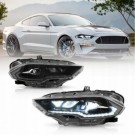 FORD MUSTANG 2018-2023 LAMPA LED LEWA + PRAWA VLAND KOMPLET EU BIAŁY OBRYS