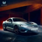 FORD MUSTANG 2018-2023 LAMPA LED LEWA + PRAWA VLAND KOMPLET EU BIAŁY OBRYS