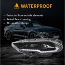 FORD MUSTANG 2018-2023 LAMPA LED LEWA + PRAWA VLAND KOMPLET EU BIAŁY OBRYS