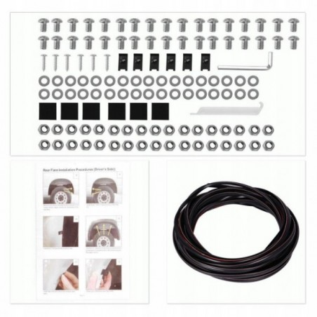 DODGE RAM 1500 2011-2018 LISTWA NAKŁADKI POSZERZENIE BŁOTNIKA Z NITAMI KPL